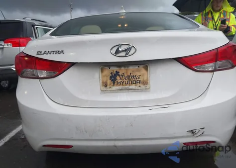 2013 Hyundai Elantra Gls z USA, uszkodzony, nr VIN 5NPDH4AE9DH398748